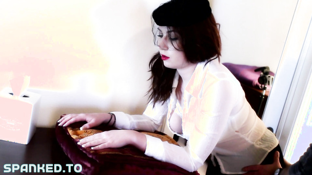 Spanking Glamour - Widow Maxine is Spanked Hard