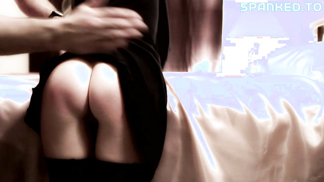 Spanking Glamour - Beautiful Blonde Savannah Gets Her Hard Spanking