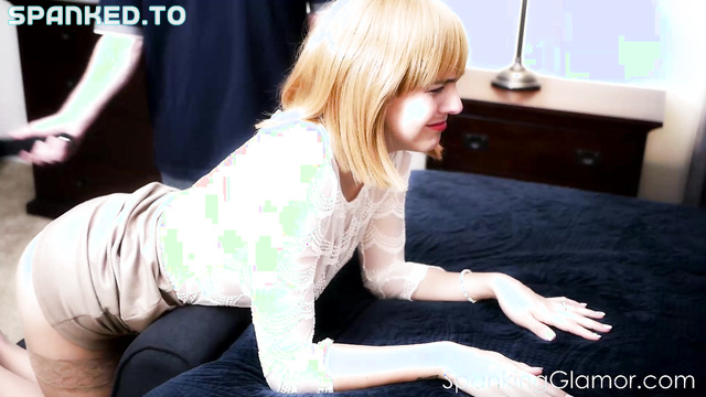 Spanking Glamour - Sexy Sadie Holmes hardly Spanked And Paddled