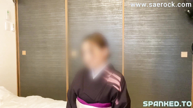 Sae Rock - Kimono Spanking, A Playful and Unforgettable Connection Between a Man and a Woman