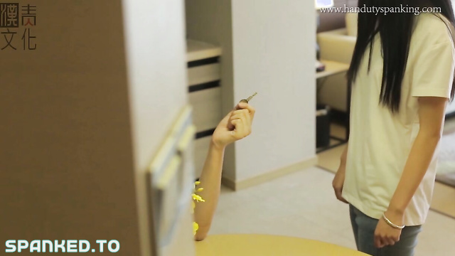 Handuty Spanking - Key what be found by teacher, No One Can Control Her Part 1