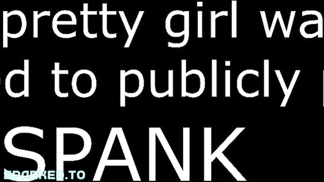 Rough Man Spank - A Bed Pretty Girl was Decided to Publicly Punish, Playful Discipline