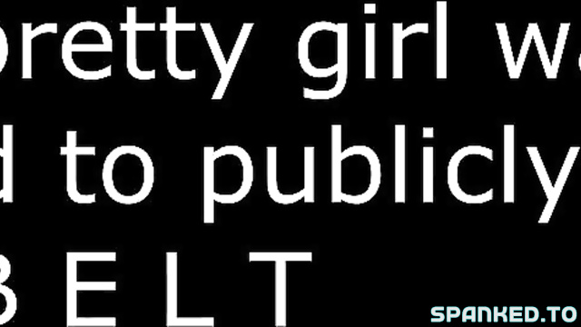 Rough Man Spank - A Pretty Bed Girl was Decided to Publicly Punish, She’s the Star of the Show