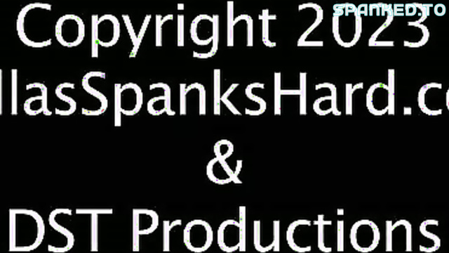 Dallas Spanks Hard - Hailey Gets Hard Bare Ass Punishment