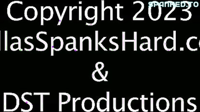 Dallas Spanks Hard - Sexy Brunette Hailey's Long Paddling to Tears
