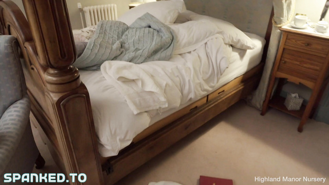 Highland Manor - Naughty Maid Gagged, Spanked and Diapered