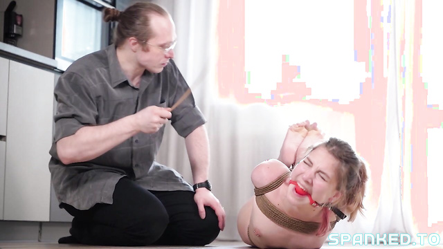 Russian Girls in Fetish - He Punished Her Feet and She Didn’t Expect It To Hurt That Much