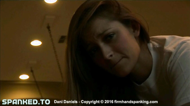 Firm Hand Spanking Clips - Stunning Dani Daniels Paddled In Jeans