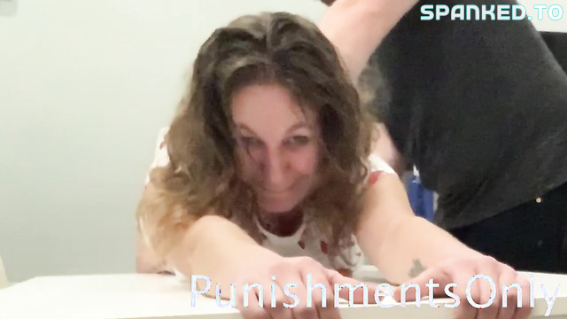 Punishments Only - A Spanking In Spain, He Took Control and She Had to Endure It