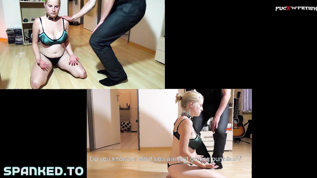 Fuck'n'fetish - He Held Back Too Long Now the Actual Punishment Turns Her Bare Bottom Crimson