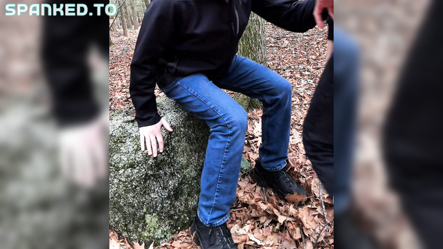 Taken To The Woods For Real Discipline Bare Bottom Over Log And Punished Severely