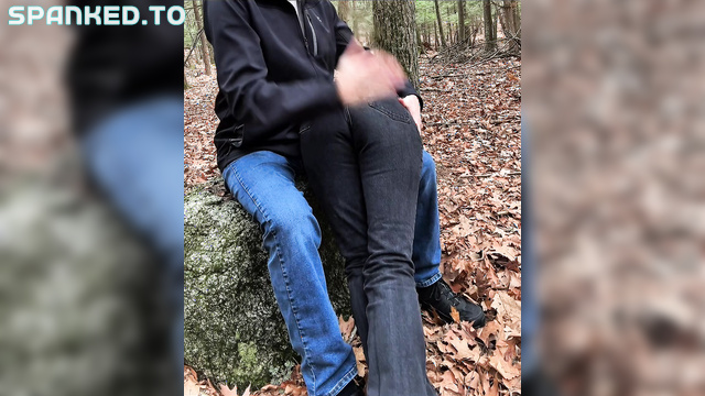 Taken To The Woods For Real Discipline Bare Bottom Over Log And Punished Severely