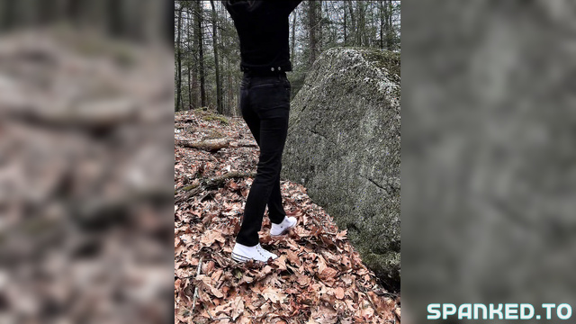 Secluded In The Woods She Bent Over A Log And Took Brutal Bare Bottom Punishment All Day