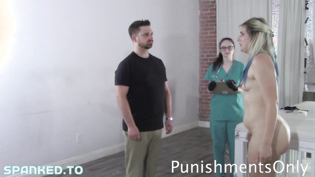 Punishments Only – Woman Leads Man To Punish Friend Bare Ass Red From Hand And Caning No Pause Hard