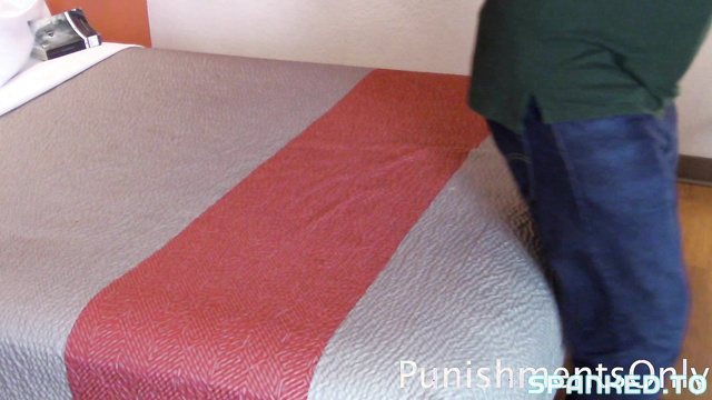 Punishments Only - Intense Hotel Room Spanking Session For A Very Naughty Brunette