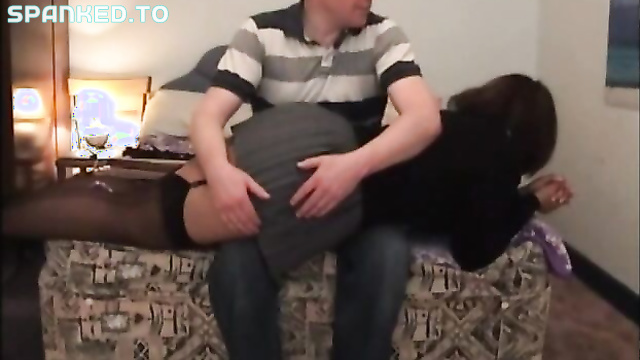 Cruel Bastard Totally Destroys This Naughty Black Slut's Bare Bottom